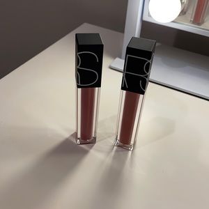 Nars velvet lip shades SWING & ROSELAND